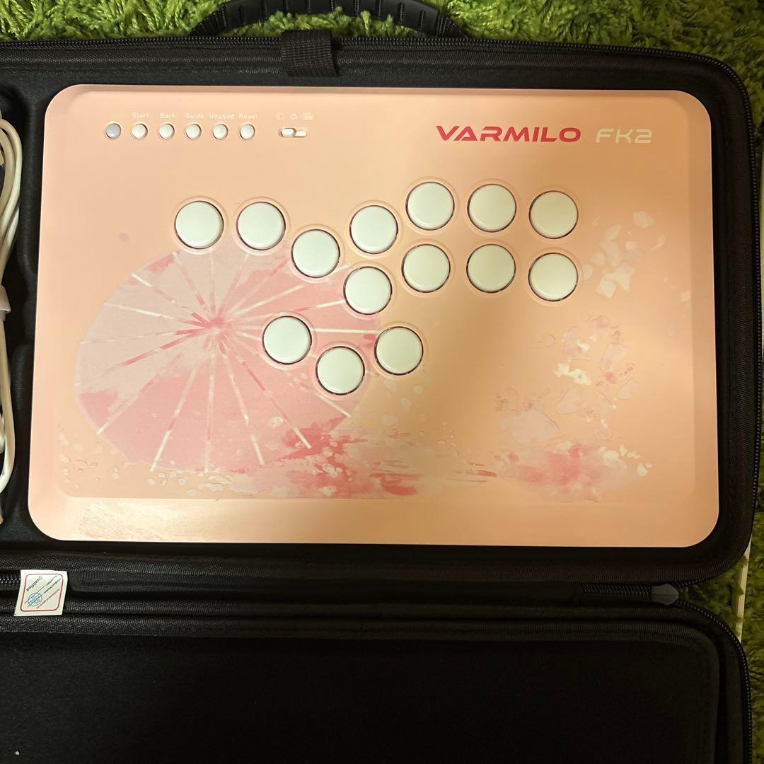 Varmilo FK2 アーケードコントローラー ピンク 花柄