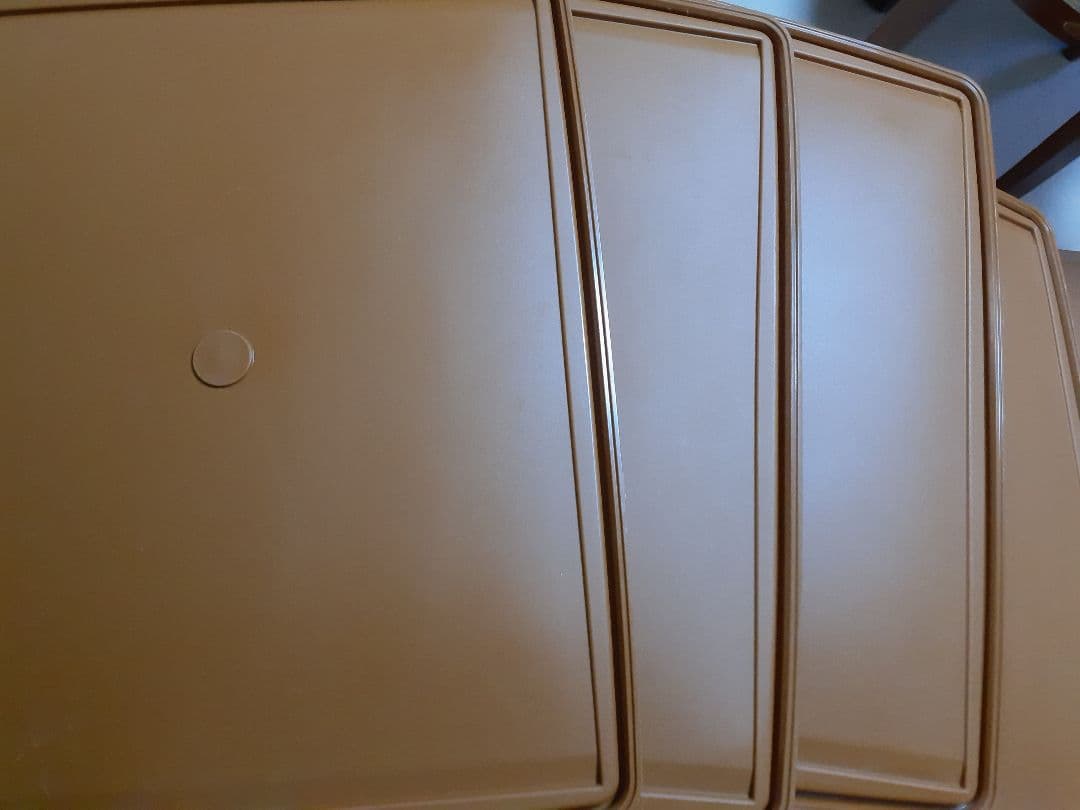 タッパーウェア　ディープスーパーケース収納ケース4個セット