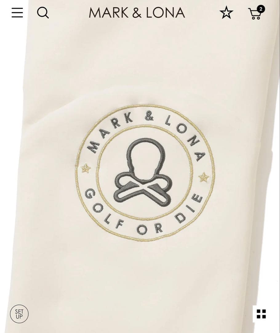 新品　マークアンドロナ　冬パンツ　38