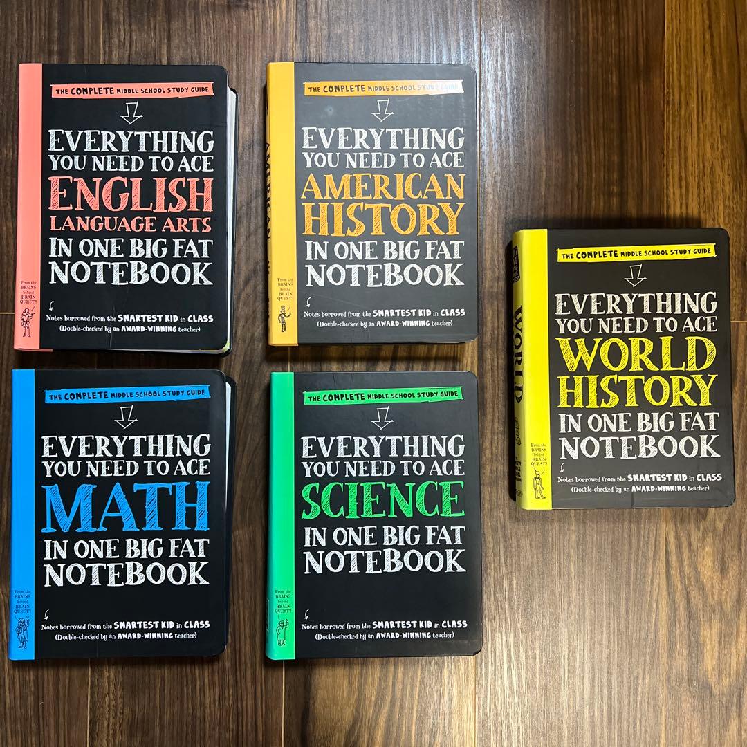 English textbooks (5 subjects) 中学校教科書五科目