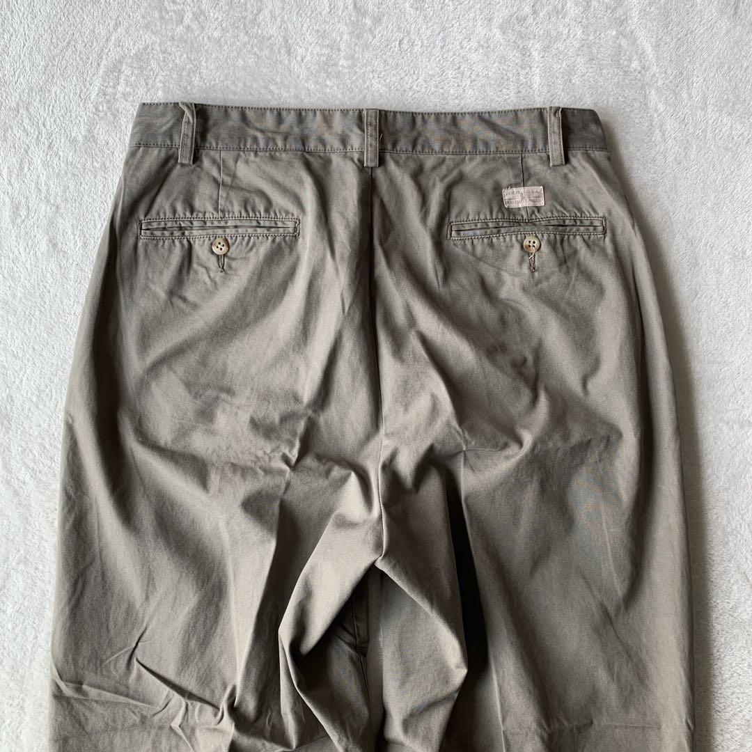 レアカラー！ 90s ラルフローレン ツータック パンツ チノパン ハモンド