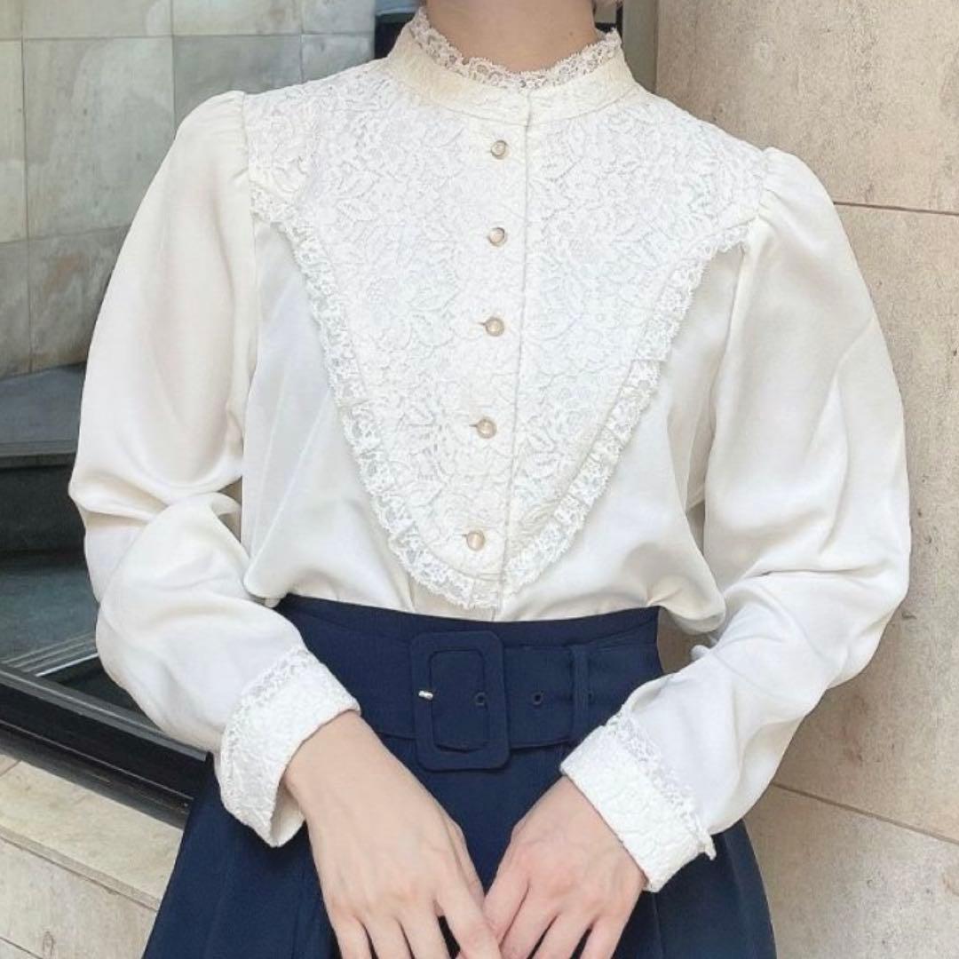 ヨークレース切替ブラウス an3 Limited アンアナザーアンジェラス