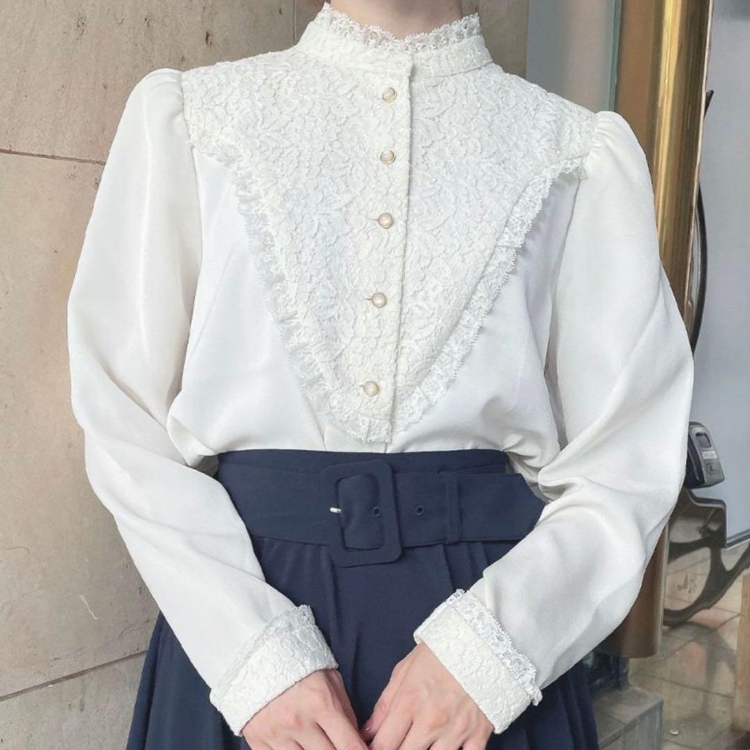 ヨークレース切替ブラウス an3 Limited アンアナザーアンジェラス