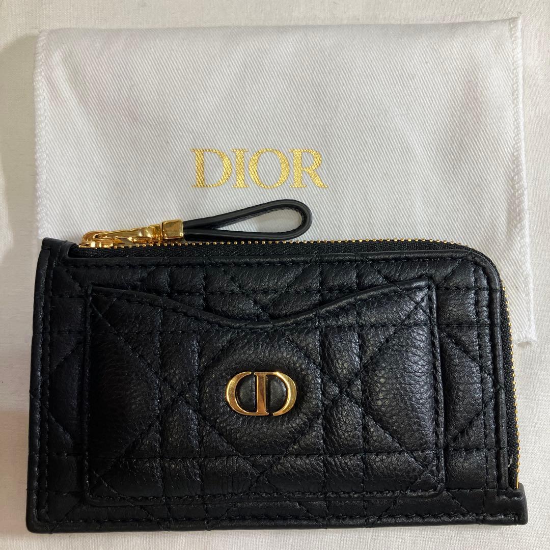 ^*^様 ディオール Dior Caro Cosmos ジップ カードホルダー