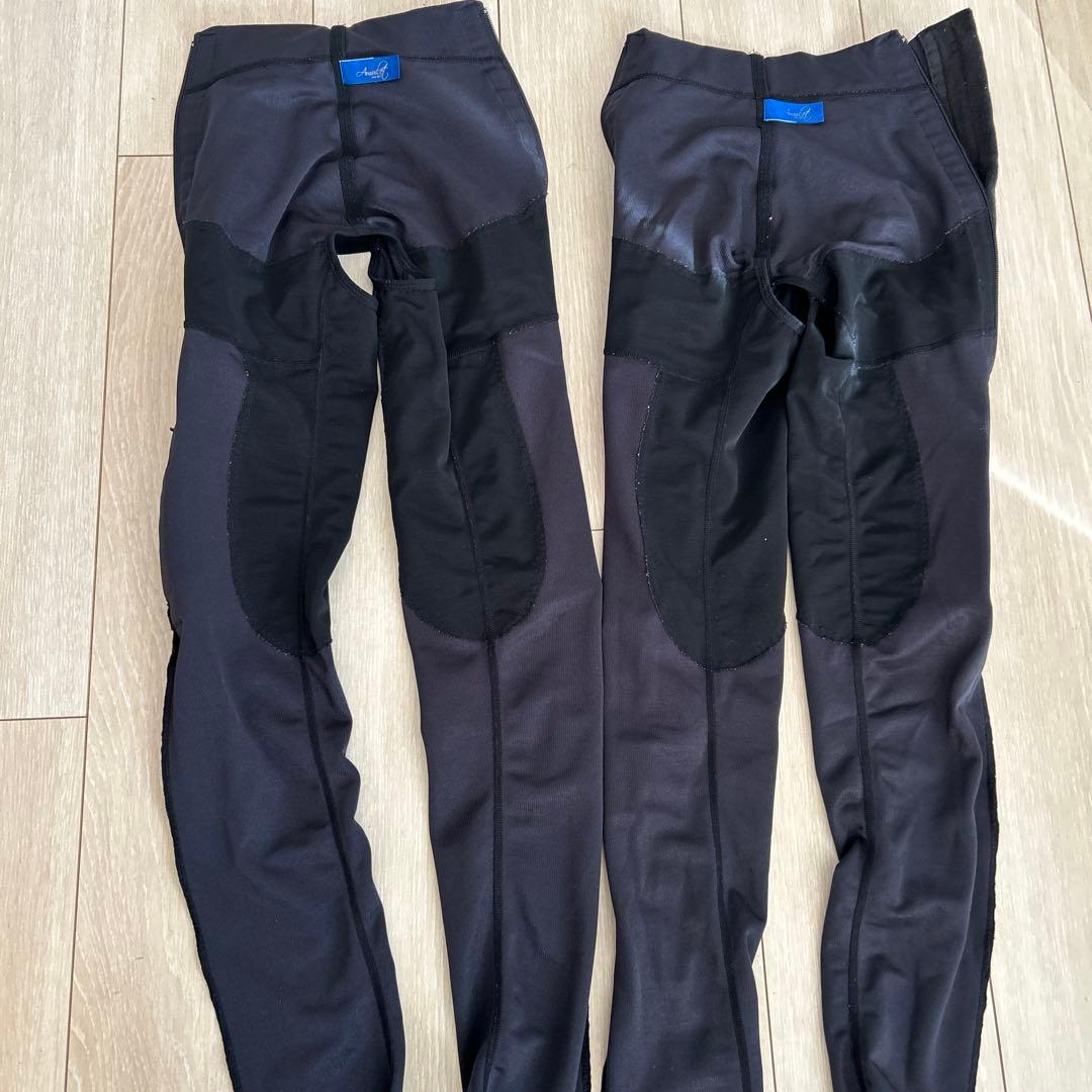 Amulet 着圧レギンスガードルM 2枚組 黒 湘南美容外科SBC 脂肪吸引