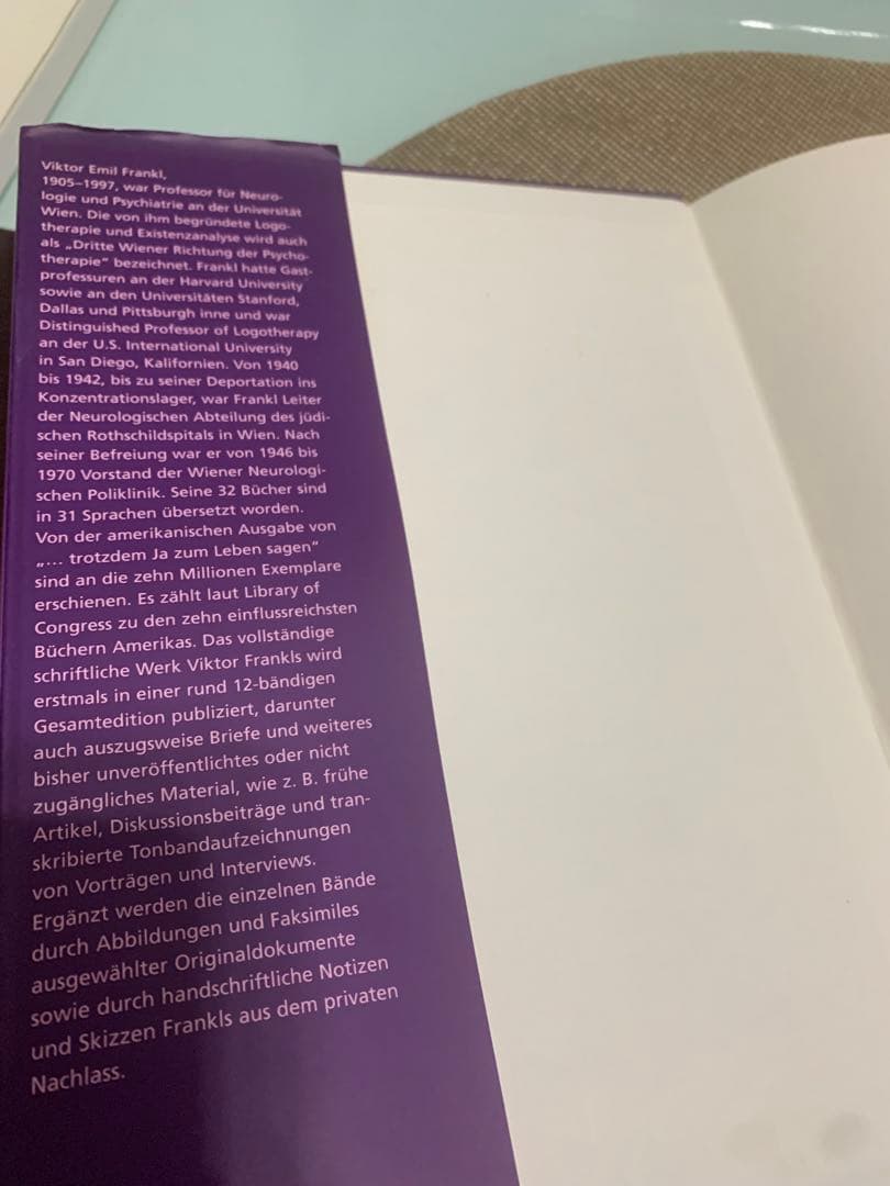 洋書 Viktor E. Frankl Gesammelte Werke
