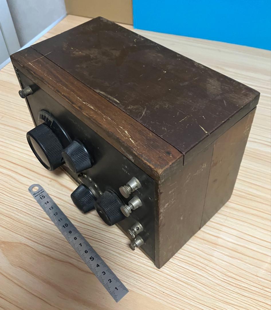 アンティーク　単球ラジオ　(Crosley Model 50) レシーバー付