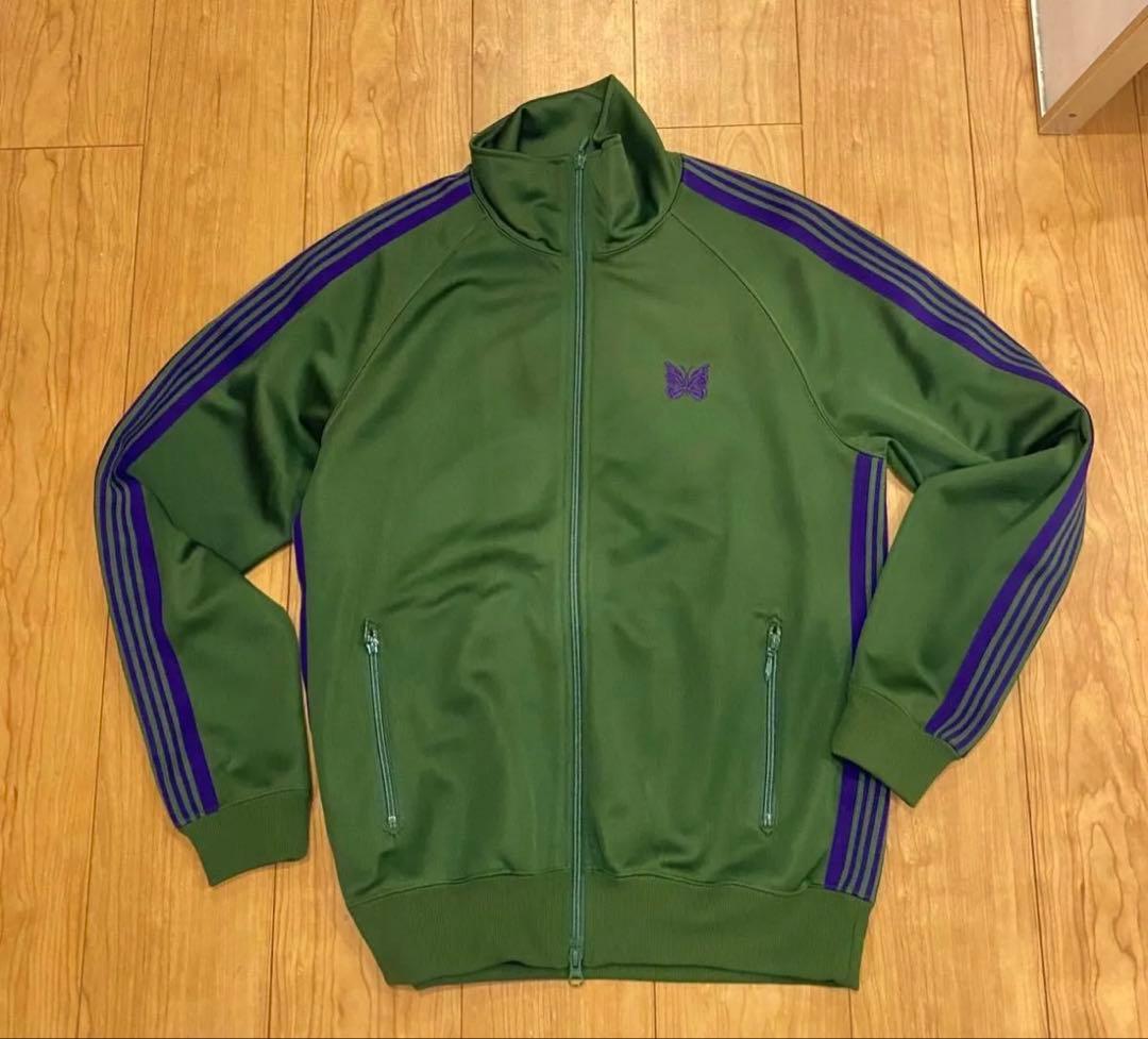 新品未使用 Nebdlles Track Jacket.Poly Green-S