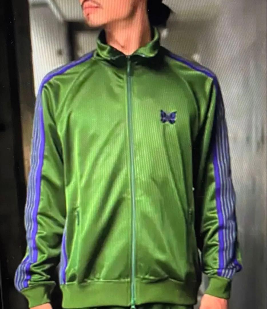 新品未使用 Nebdlles Track Jacket.Poly Green-S