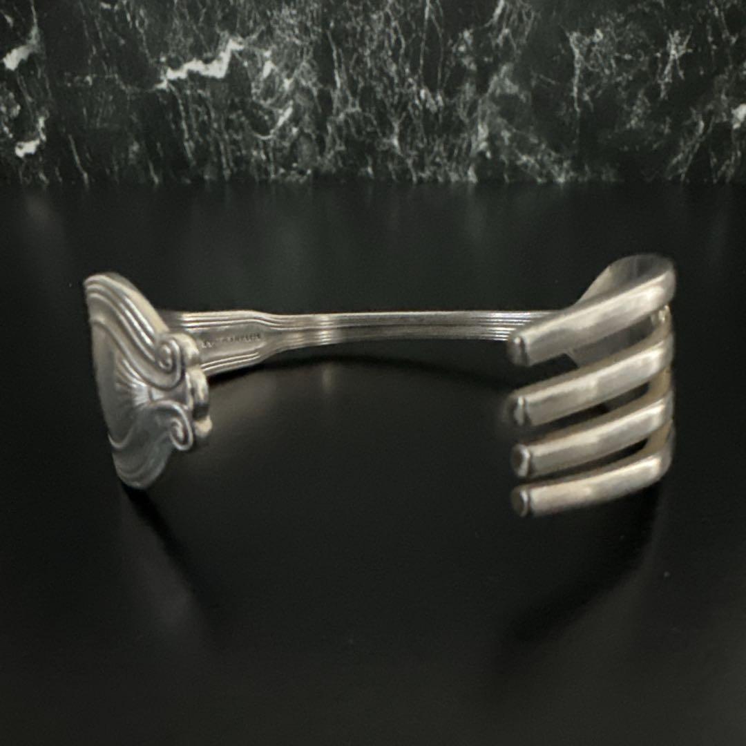 入手困難　希少　オールド　ティファニー バングル　フォーク　シルバー　カトラリー