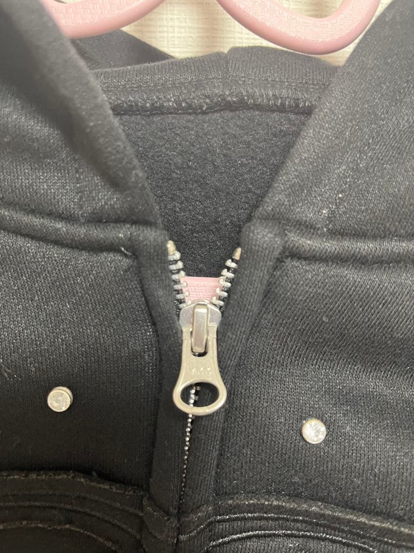 新品　ダーリッチDarich DDロゴビジュージップパーカー　ブラックF