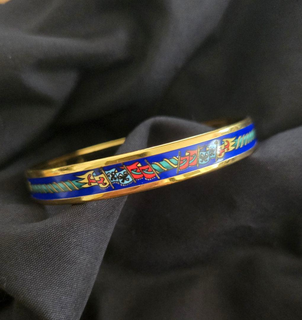 ヴィンテージ HERMÈS エマイユ バングル