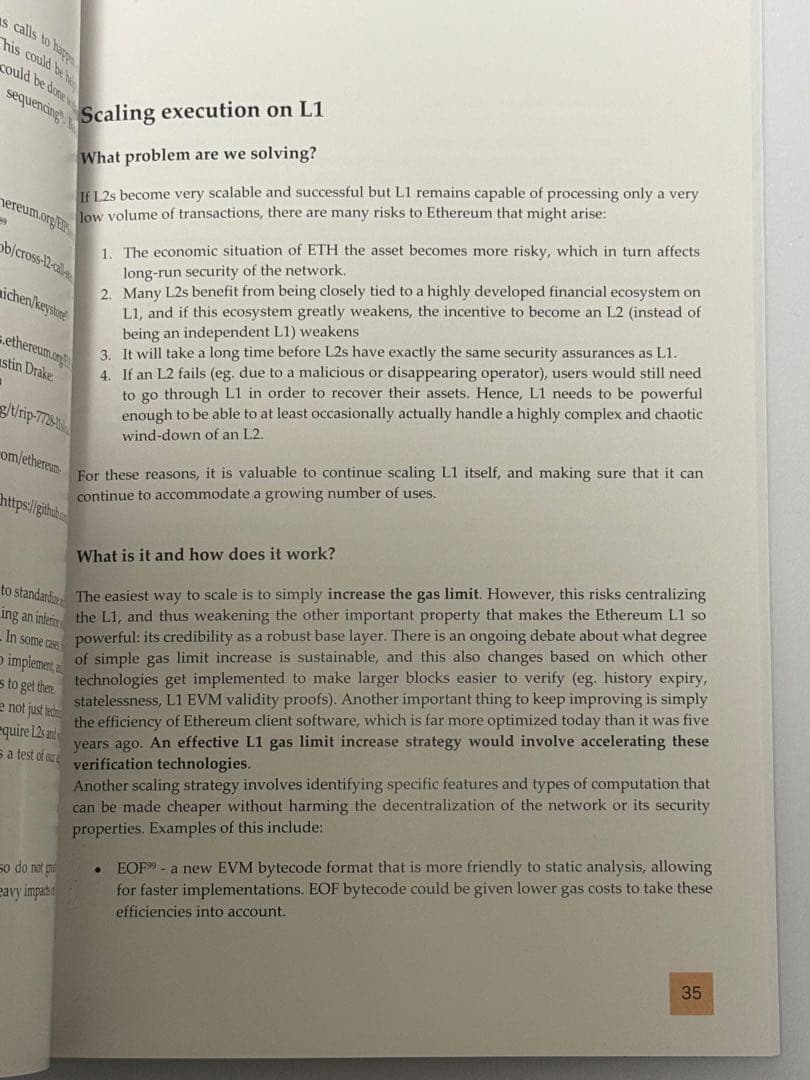 洋書 Possible Future of the Ethereum Protocol