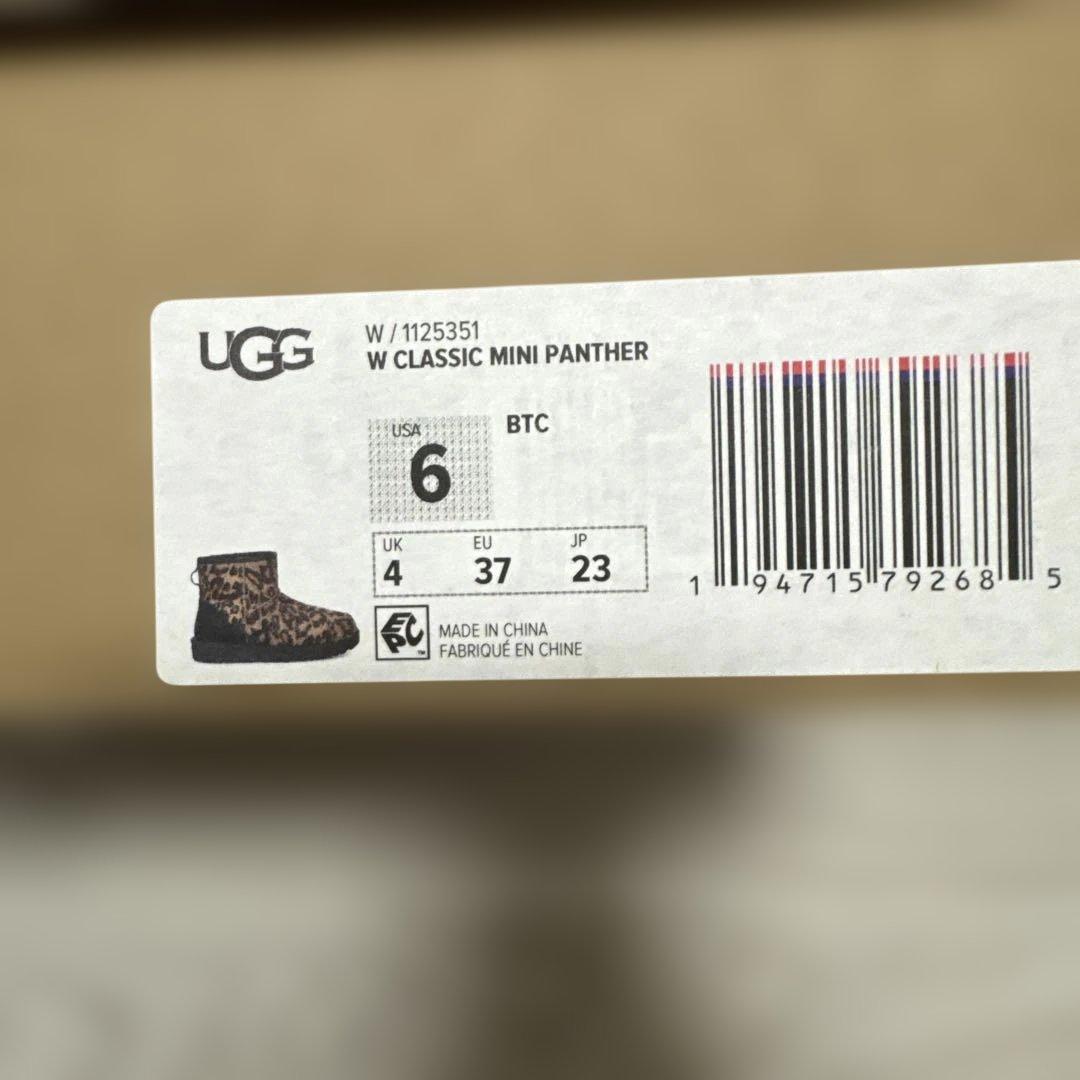 新品未使用UGG W CLASSIC MINI PANTHER サイズ6
