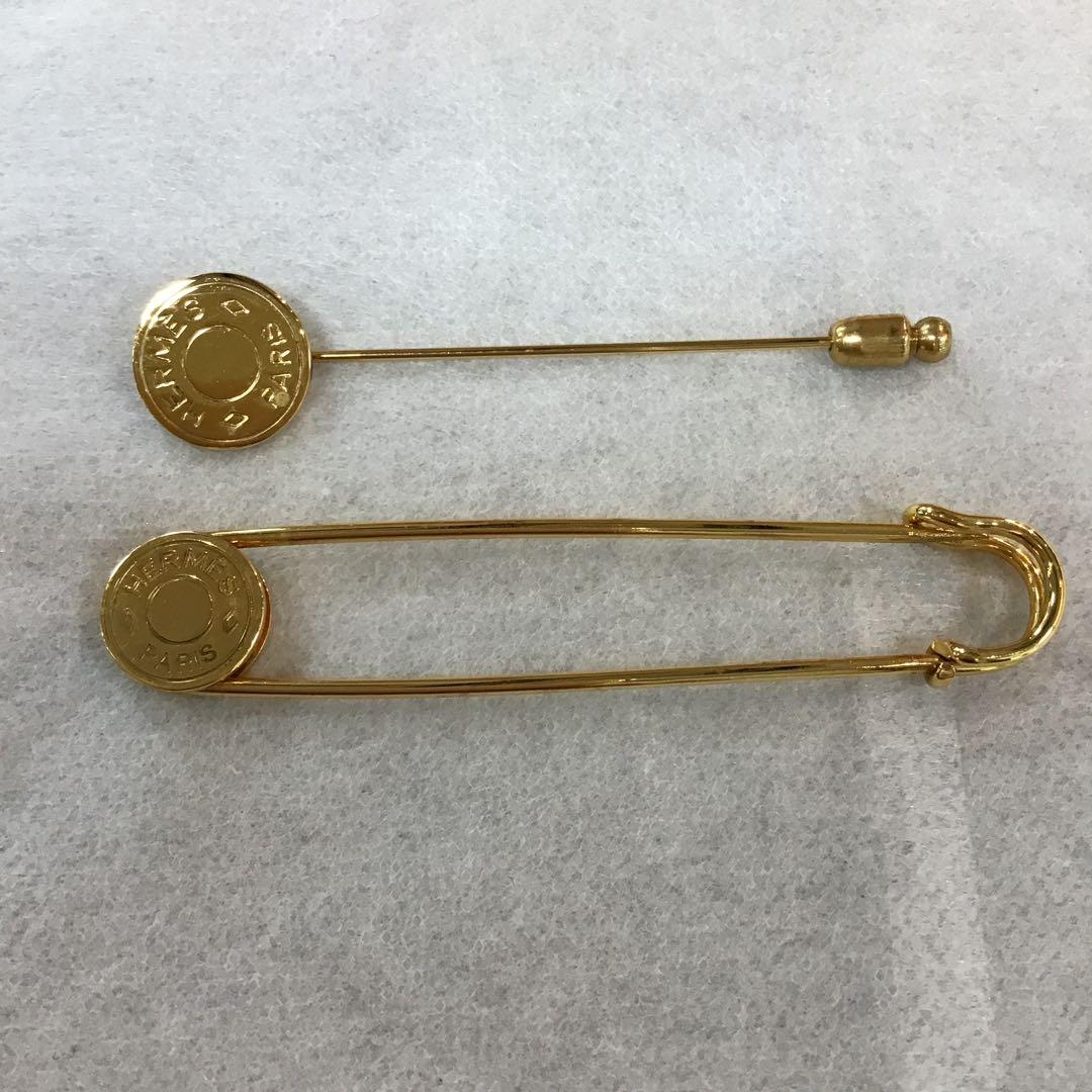 HERMES エルメス　セリエ　ピンブローチ　2点セット