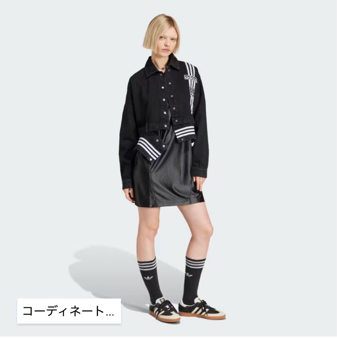 ぴぃちゃん✩.*˚ アディブレイク デニム 2-IN-1 トラックトップ