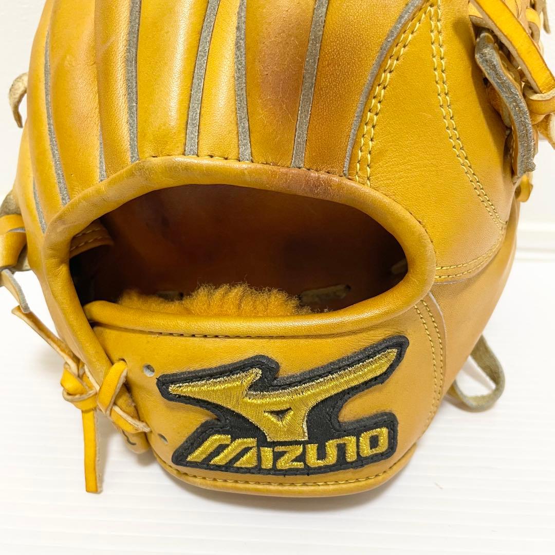 【型抜群】ミズノプロ 即戦力 美品 硬式 内野手用グローブ 良型