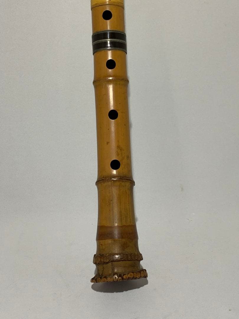 尺八　一尺八寸(約54cm)本体　在銘(香堂) 竹製　収納袋