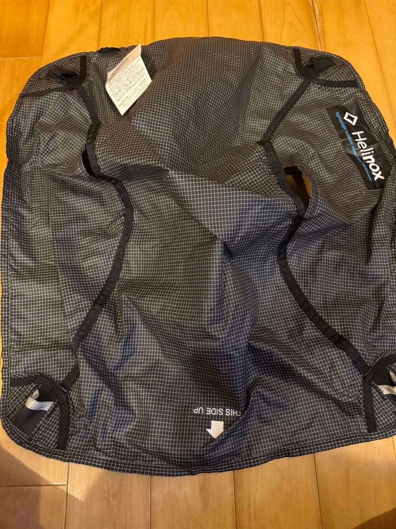 Helinox チェアゼロ　グレー・ブラック　ヘリノックス