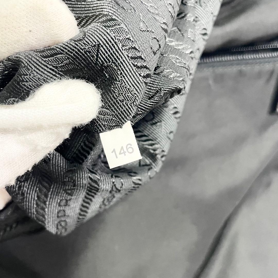 プラダ 2way ボストンバッグ 三角ロゴ ナイロン ブラック 大容量 多機能