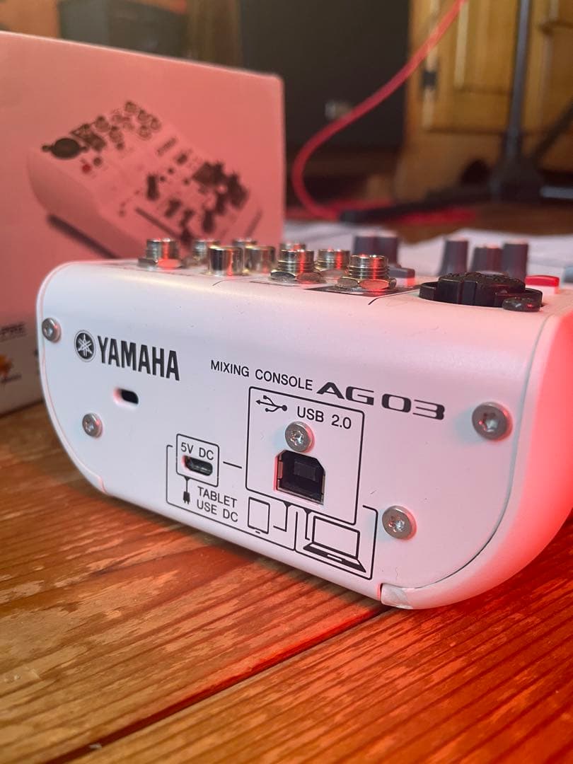 美品箱付❗️YAMAHA AG03 ミキシングコンソールウェブキャスティングミキサ