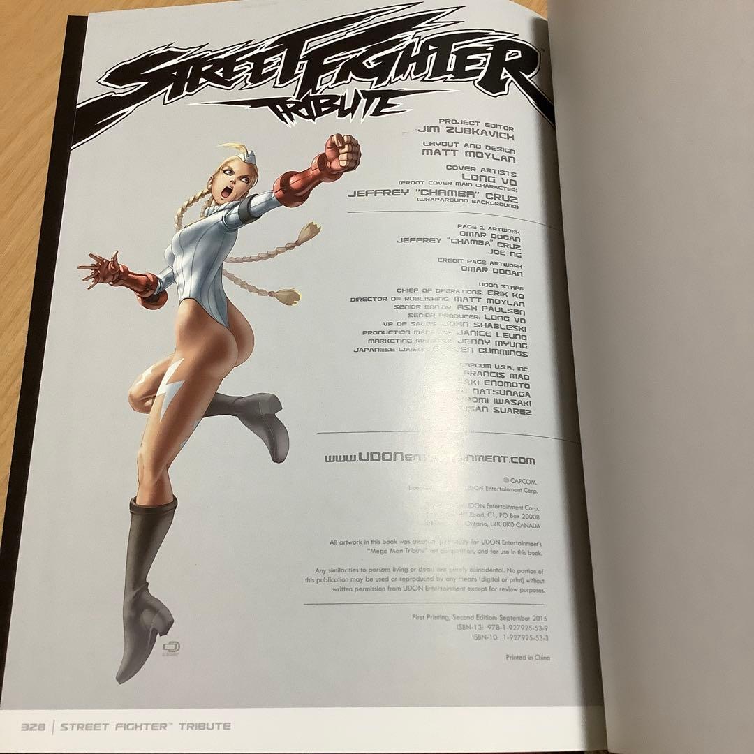 洋書 street fighter tribute