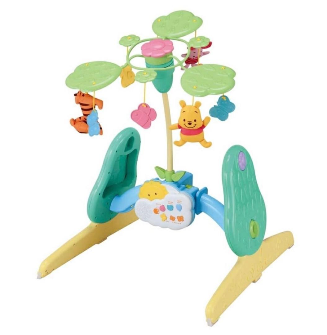 くまのプーさん えらべる回転6WAYジムにへんしんメリー