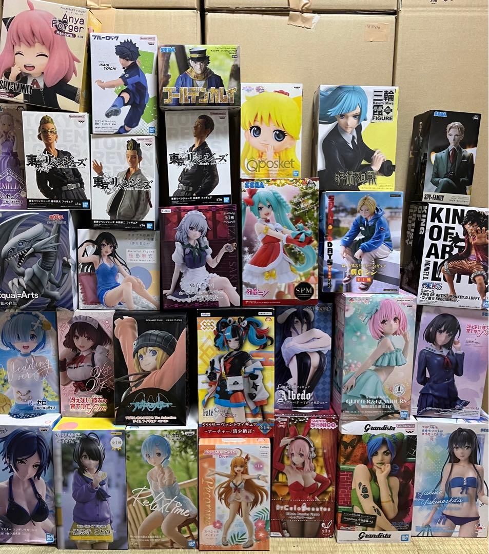 [箱凹み、破れ、色褪せあり] プライズフィギュア　30体