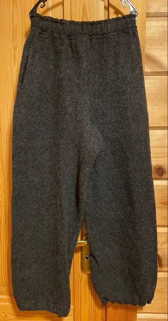 C*l様 anuke ウール混紡 グレー カジュアルパンツ