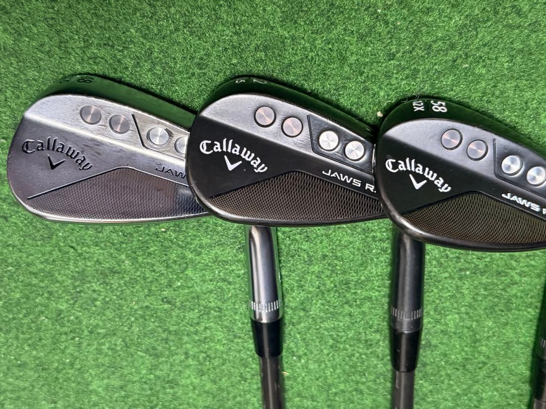 キャロウェイ　JAWS RAWウェッジ　3本セット　48.52.58