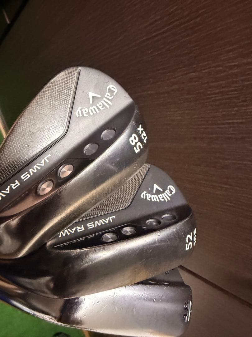 キャロウェイ　JAWS RAWウェッジ　3本セット　48.52.58