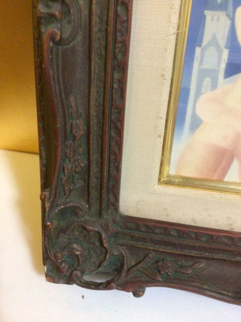 安食一雄『花飾』額縁がお洒落