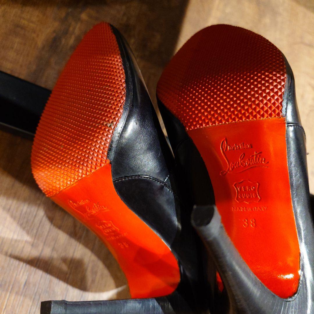 Christian Louboutin サイドゴアブーツ 38 ブラック