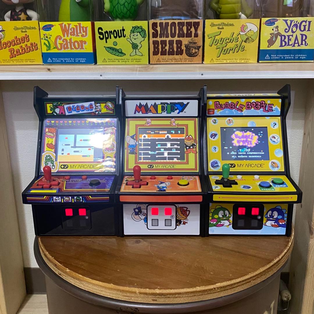 TAITO レトロアーケード マイクロプレーヤー ディグダグ 他 3個セット