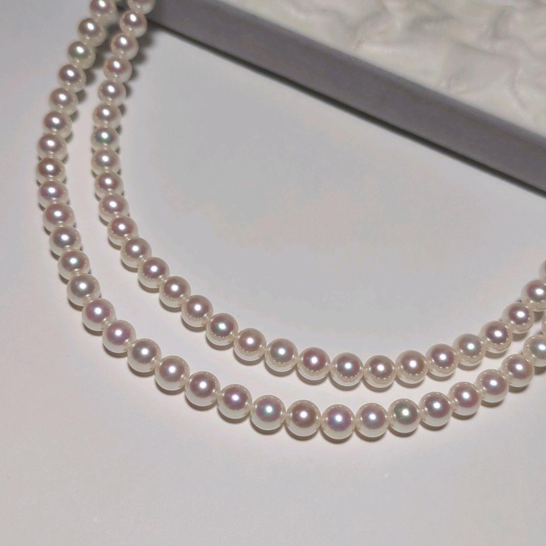 【MIKIMOTO】あこや真珠 ロング ネックレス 約6.0-6.5mm 340