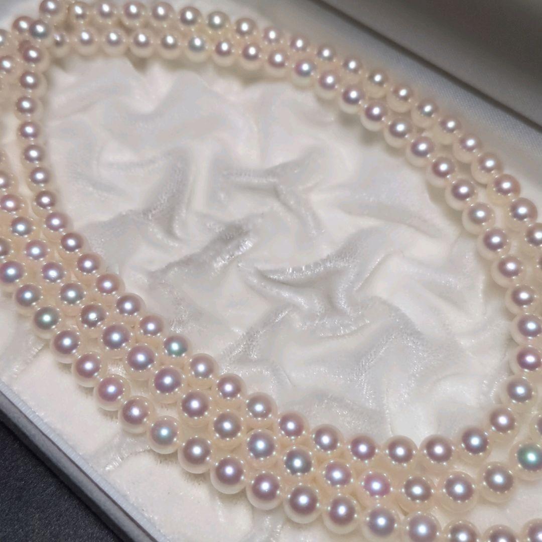 【MIKIMOTO】あこや真珠 ロング ネックレス 約6.0-6.5mm 340