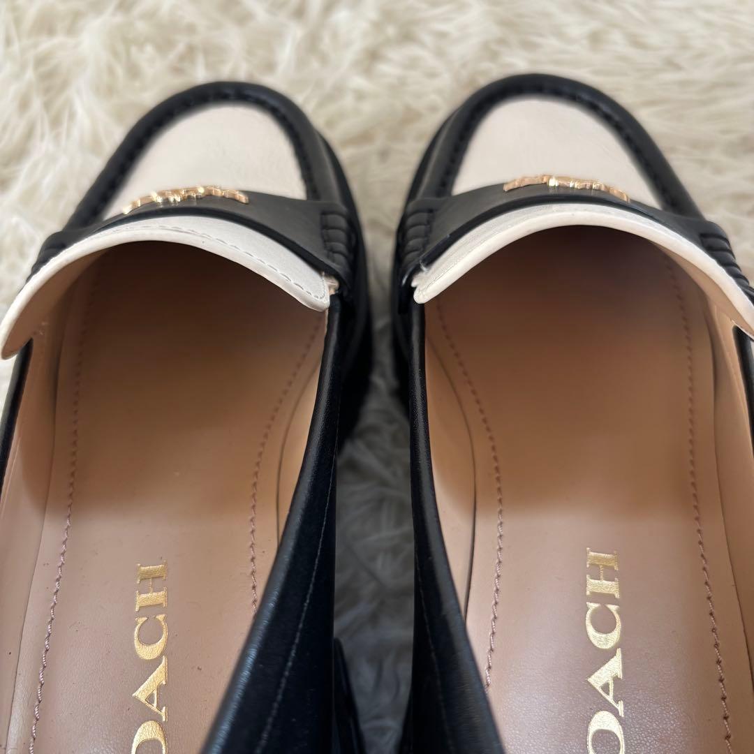 ✨未使用　COACH コーチ ルーシー　ローファー　厚底　レザー　23