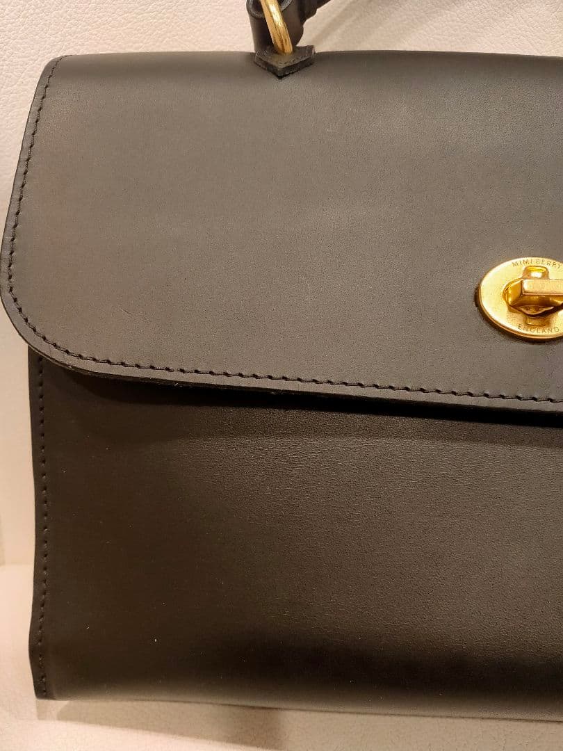 新品未使用 ミミベリー ビショップ別注 2WAYハンドバッグ HEBE ブラック