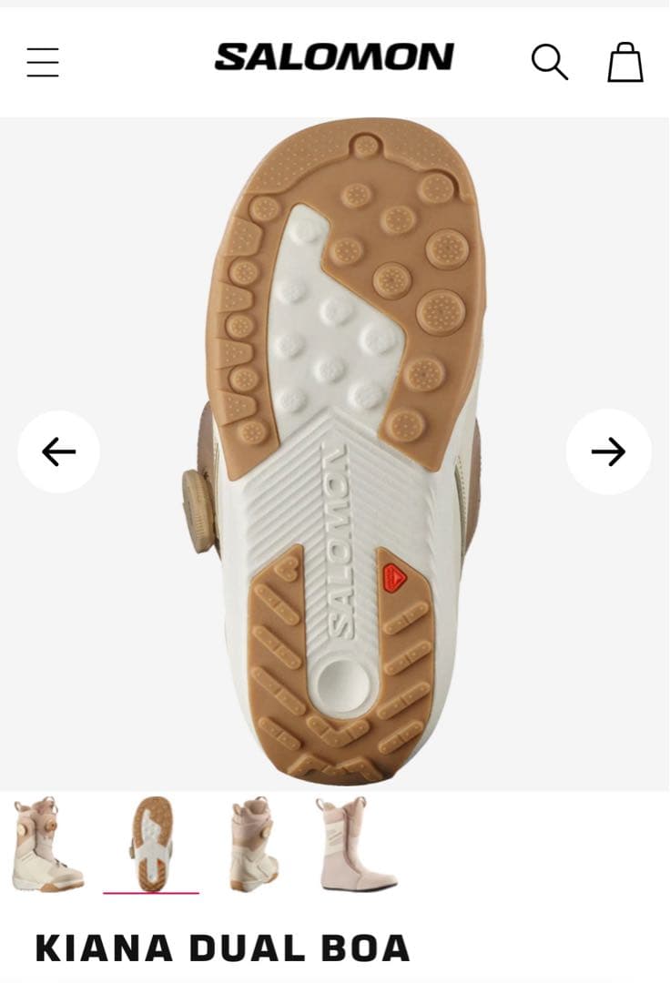 SALOMON Kiana Dual Boa スノーボードブーツ