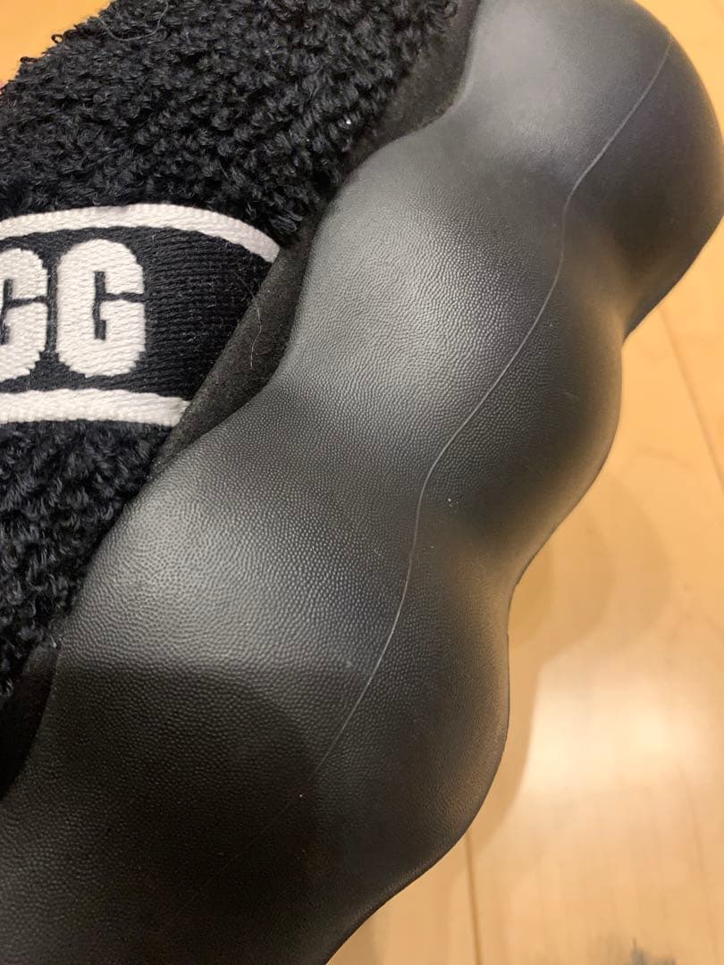 UGG Sugarcloud Slide サンダル 厚底 ブラック24cm