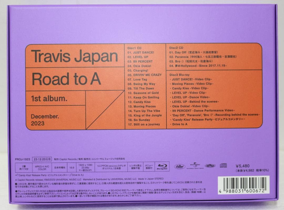 Travis Japan Road to A FC限定盤 Blu-ray※欠品有
