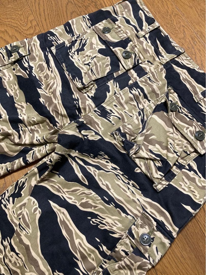 THE REAL McCOY'S タイガーカモ カーゴショーツ M 30-32