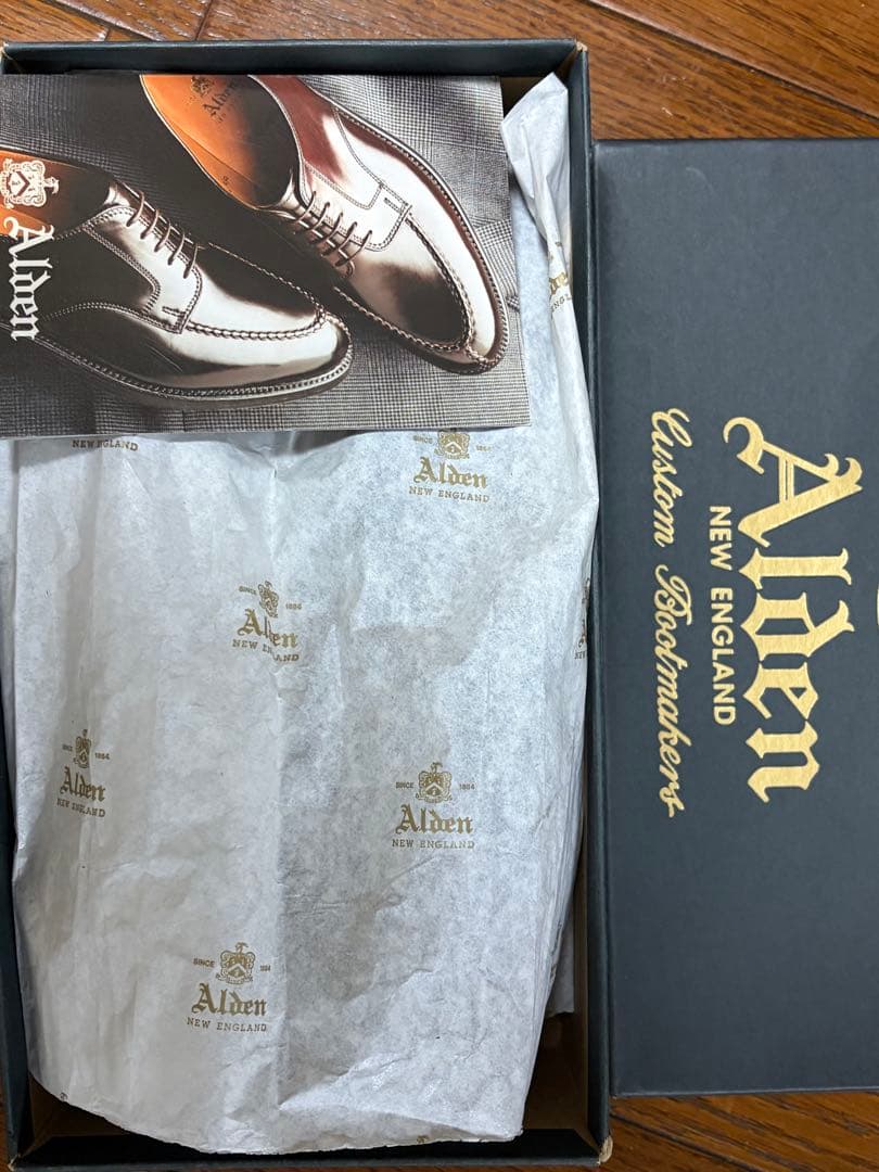 本日最終　美品　Alden 2211コードバンVチップ 7 1/2E