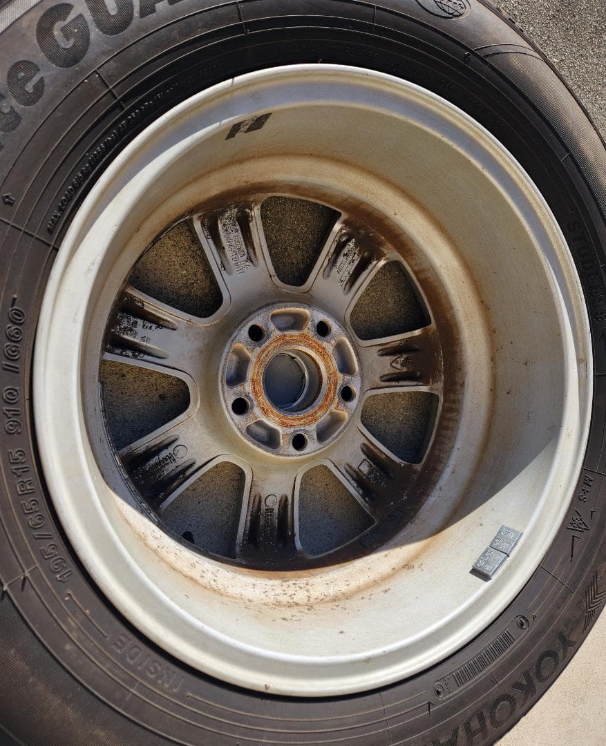 YOKOHAMA iceGUARD iG60 195/65 R15　チェーン付