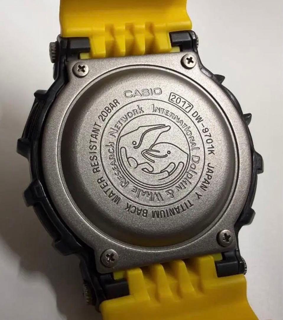 G-SHOCK DW-9701K イルクジ 　イエロー／ブラック