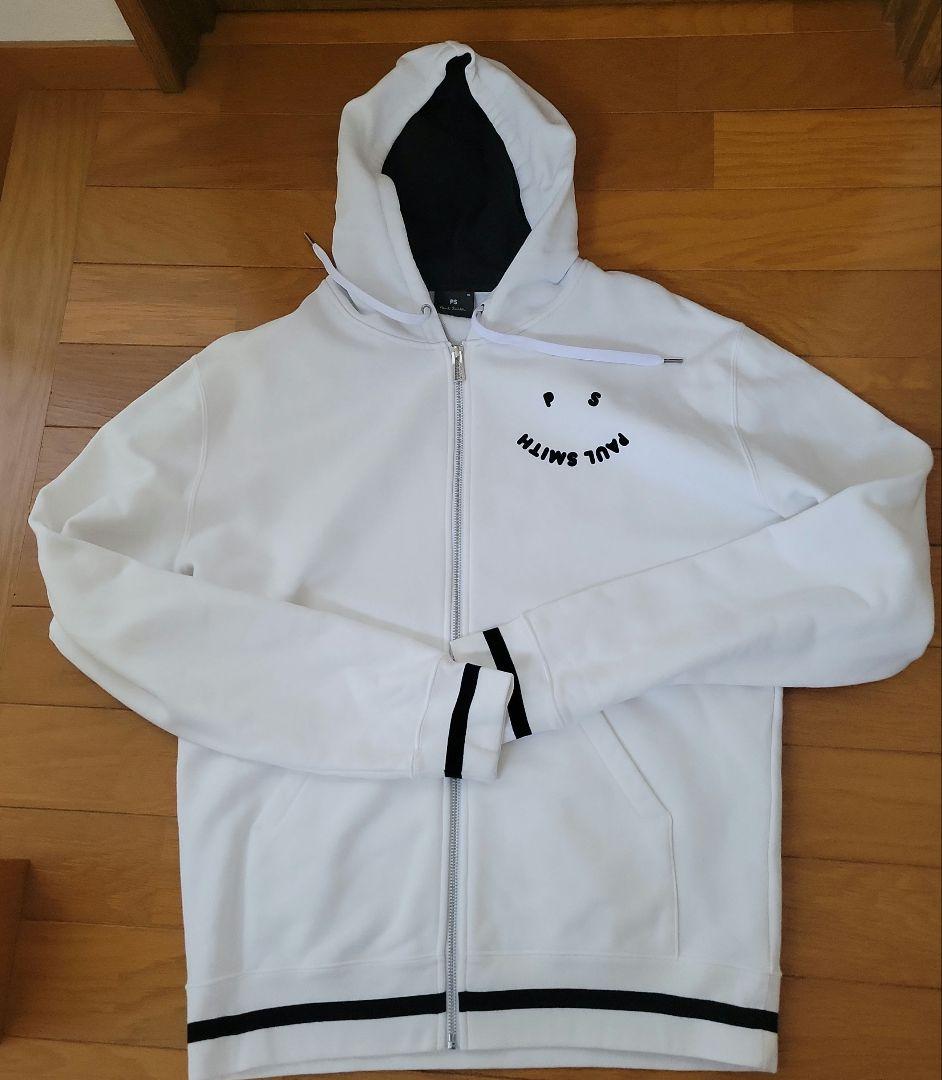 Paul Smith　白×黒　スウェットパーカー　ＸＬ　男女兼用