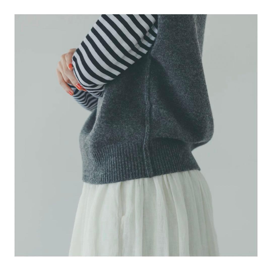 北欧暮らしの道具店　「いつものコーデが広がる」あったかウールのニットベスト