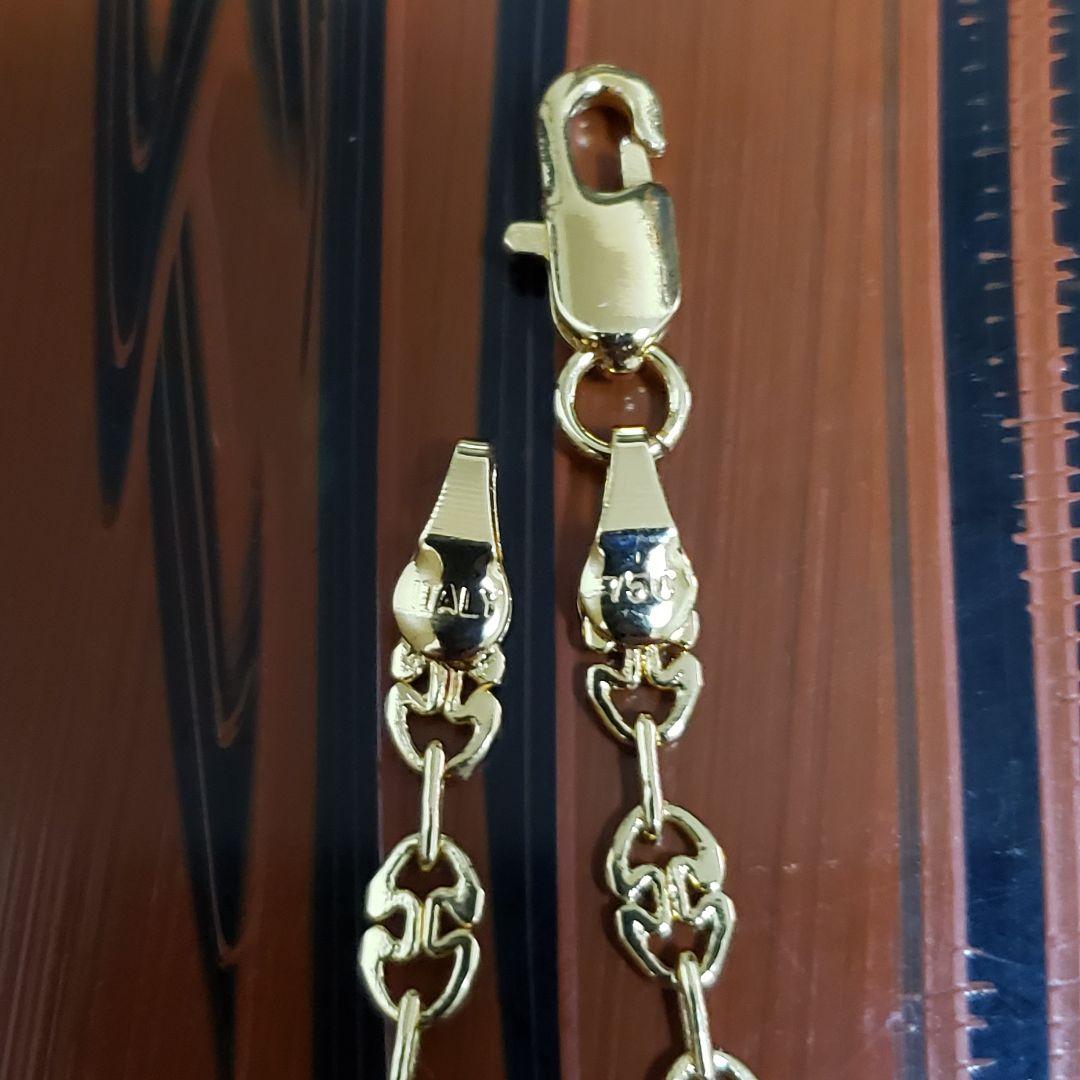 750Italy　ゴールドカラーネックレス　実家整理品