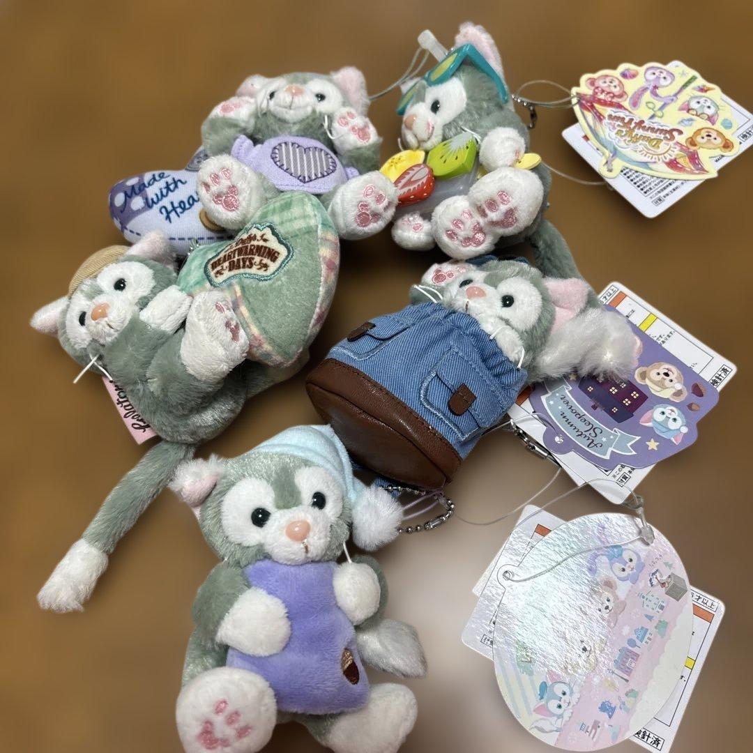ディズニー ジェラトーニ ぬいぐるみストラップ 5体まとめて