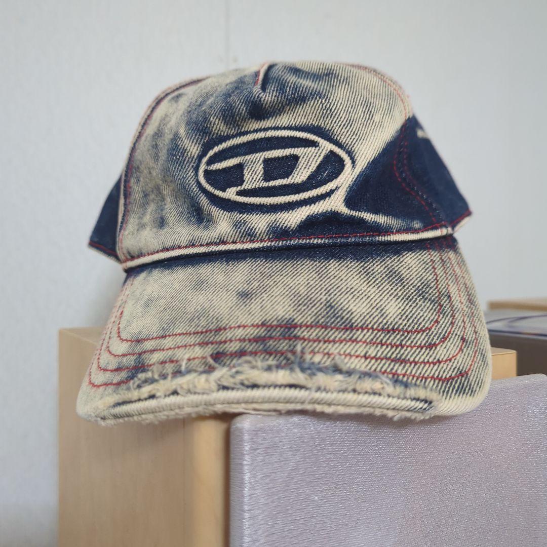 DIESEL　ダメージ デニムキャップ C-SEYMON